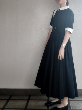 「アイテム（アナログ腕時計）」を使った、87さん（レディース・163cm）の秋コーディネート