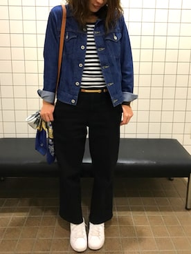 「adidas neo（アディダスネオ）のadidas neo VALCLEAN2 17FALL（スニーカー）」を使った、me2024さん（レディース・156cm）の春コーディネート