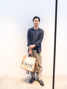 「平成最後のWEARISTAセンバツ」｜「アイテム（ローファー）」を使った、koki-chan さん（メンズ・180cm）の春コーディネート