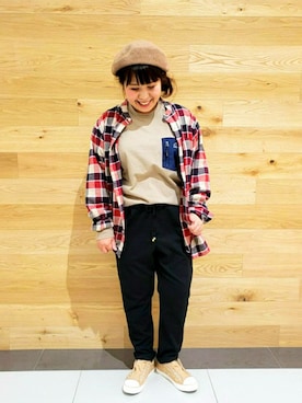 「LOGOS（ロゴス）のアイテム」を使った、coen ゆんさむさん（レディース・148cm）の秋コーディネート