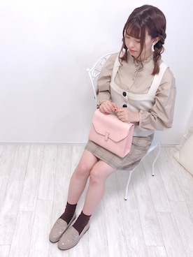 「アプレジュール」｜「アイテム（ソックス/靴下）」を使った、ayachan❀さん（レディース・150cm）の秋コーディネート