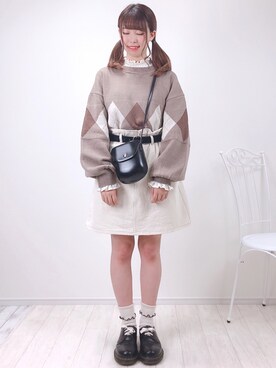 「アプレジュール」｜「アイテム（ブーツ）」を使った、ayachan❀さん（レディース・150cm）の秋コーディネート