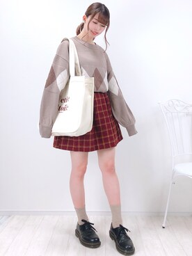 「アプレジュール」｜「アイテム（ブーツ）」を使った、ayachan❀さん（レディース・150cm）の秋コーディネート
