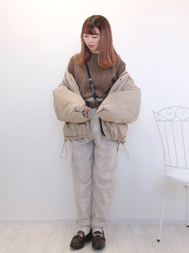 「ZOZOでしか買えない」｜「アイテム（その他）」を使った、ayachan❀さん（レディース・150cm）の冬コーディネート
