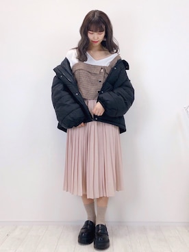 「ミサリナ」｜「アイテム（ジャケット/アウター）」を使った、ayachan❀さん（レディース・150cm）の冬コーディネート