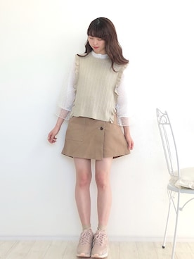 「ショーパン」｜「アイテム（その他）」を使った、ayachan❀さん（レディース・150cm）の春コーディネート