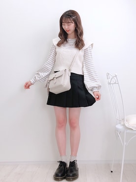 「アプレジュール」｜「アイテム（ブーツ）」を使った、ayachan❀さん（レディース・150cm）の春コーディネート