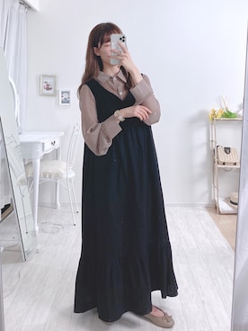 「クリスプ」｜「アイテム（腕時計）」を使った、ayachan❀さん（レディース・150cm）の夏コーディネート