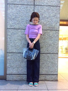 「STYLENANDA（スタイルナンダ）のアイテム」を使った、maiさん（レディース・160cm）の夏コーディネート