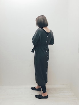 「SUGAR BISKET（シュガービスケット）のアイテム（パンプス）」を使った、skymyさん（レディース・154cm）の秋コーディネート