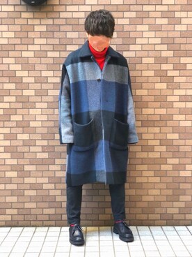 「STUDIOUS HIGH（ストゥディオスハイ）のアイテム」を使った、fumi.fさん（メンズ・167cm）の冬コーディネート