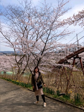 Elisa Yenさん（レディース・163cm）の春コーディネート