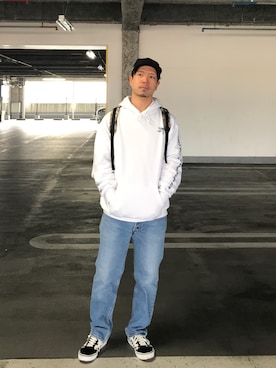 「TERG（ターグ）のアイテム」を使った、soさん（メンズ・168cm）の春コーディネート