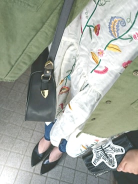 「CRUCE anap（クルーセアナップ）のアイテム」を使った、m.yottiさん（レディース・161cm）の春コーディネート