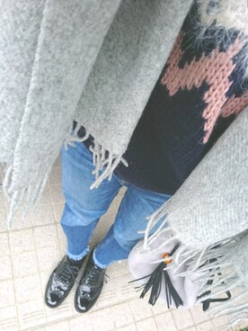 m.yottiさん（レディース・161cm）の冬コーディネート