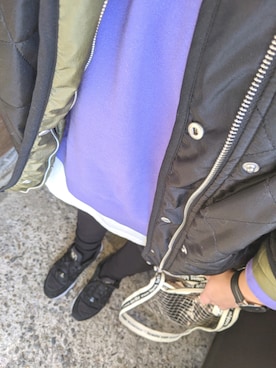 「beautiful people」｜「アイテム（ダウンジャケット/コート）」を使った、m.yottiさん（レディース・161cm）の冬コーディネート