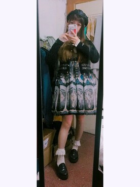 「axes femme（アクシーズファム）のアイテム（その他アウター）」を使った、komiさん（レディース・162cm）の秋コーディネート