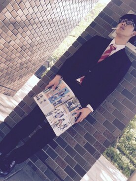 「アイテム（フォーマルスーツ/小物）」を使った、tttttさん（メンズ・168cm・10代）の春コーディネート