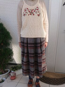 「出勤コーデ」｜「アイテム（その他シューズ）」を使った、美優さん（レディース・163cm）の秋コーディネート