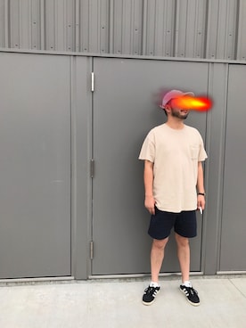 「ANVIL（アンヴィル）のアイテム（帽子）」を使った、a.nさん（メンズ・180cm）の夏コーディネート