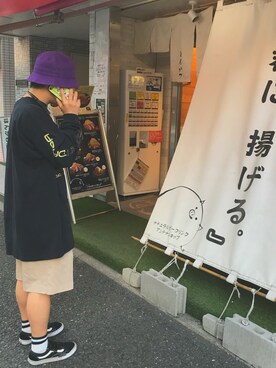 「DADA（ダダ）のアイテム」を使った、ラーメンマンさん（メンズ・168cm）の春コーディネート