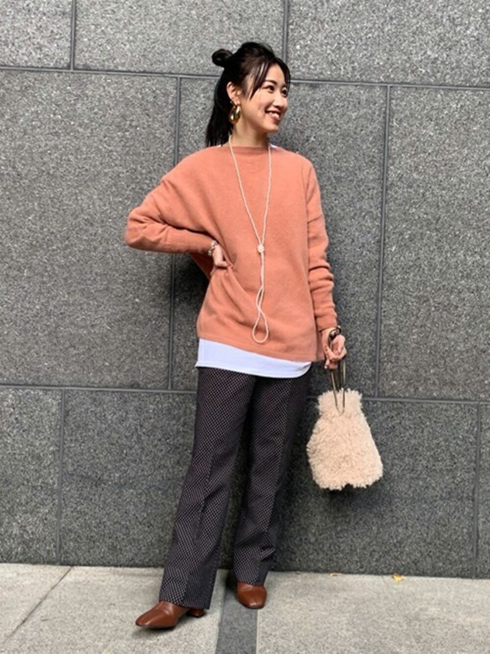 SLOBE IENA スローブイエナ アンゴラシャギーニットプルオーバー SLOBE IENA（スローブイエナ）の「アンゴラ混シャギーニットプル