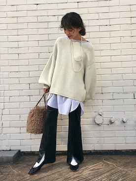 SLOBE IENA(STAFF)さん(レディース・150cm)の冬コーディネート