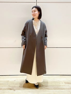 「SLOBE IENA（スローブイエナ）のアイテム（リング）」を使った、SLOBE IENA（STAFF）さん（レディース・167cm）の冬コーディネート