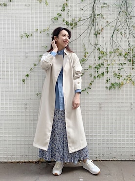 「スローブイエナ」｜「アイテム（その他アウター）」を使った、SLOBE IENA（STAFF）さん（レディース・158cm）の冬コーディネート