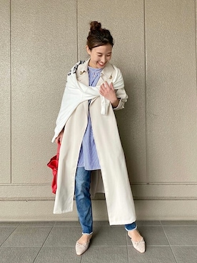 「スローブイエナ」｜「アイテム（その他アウター）」を使った、SLOBE IENA（STAFF）さん（レディース・154cm）の冬コーディネート
