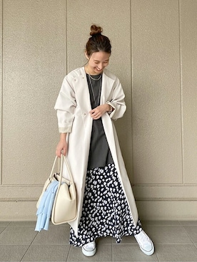 「スローブイエナ」｜「アイテム（アクセサリー）」を使った、SLOBE IENA（STAFF）さん（レディース・154cm）の春コーディネート