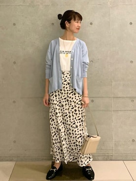 「スローブイエナ」｜「アイテム（アクセサリー）」を使った、SLOBE IENA（STAFF）さん（レディース・167cm）の春コーディネート