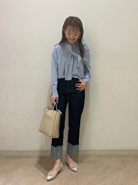 「SLOBE IENA（スローブイエナ）のアイテム（パンプス）」を使った、SLOBE IENA（STAFF）さん（レディース・159cm）の春コーディネート