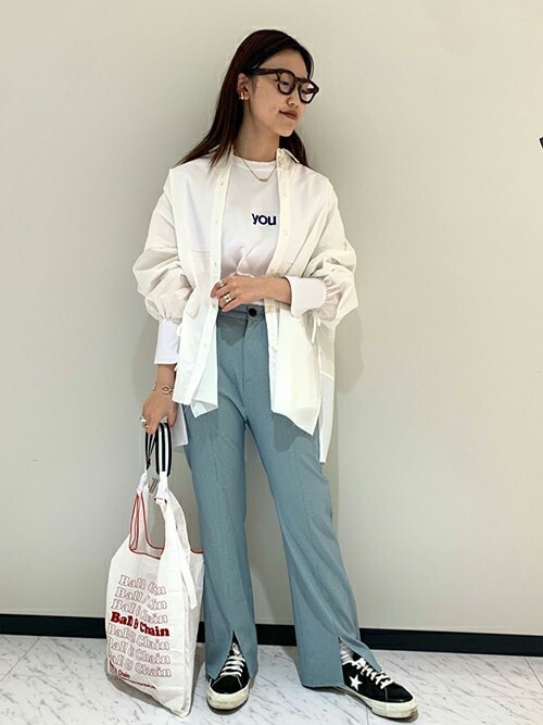 セール】you5/S TEE【手洗い可能】◇（Tシャツ/カットソー）｜SLOBE