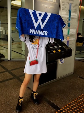 「WINNER」｜...さん（レディース・158cm）の夏コーディネート
