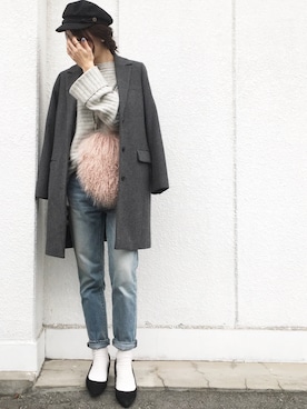 mikaさん（レディース・166cm）の冬コーディネート