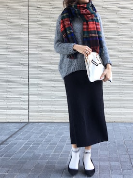 mikaさん（レディース・166cm）の冬コーディネート