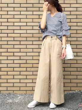 mikaさん（レディース・166cm）の夏コーディネート