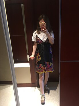 「MNG by Mango（-）のアイテム」を使った、夭夭鱼さん（レディース・164cm）の夏コーディネート