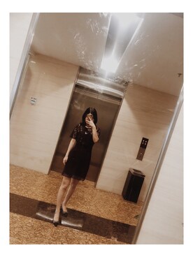 「sandro（サンドロ）のアイテム（ワンピース/ドレス）」を使った、夭夭鱼さん（レディース・164cm）の秋コーディネート
