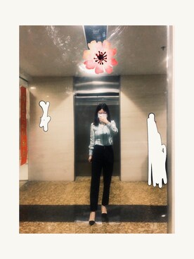 「sandro（サンドロ）のアイテム」を使った、夭夭鱼さん（レディース・164cm）の春コーディネート