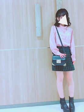 「BUBBLES（バブルス）のアイテム（帽子）」を使った、ゆうさん（レディース・155cm）の秋コーディネート