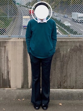 「LASSU&FRISS（ラスアンドフリス）の[ベーシックデザイン] ビットローファー（ローファー）」を使った、⭐️zawa⭐️さん（メンズ・178cm）の秋コーディネート