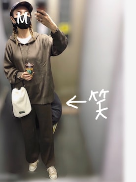 「ニットアップ」｜「アイテム（帽子）」を使った、MM.Øさん（レディース・166cm）の秋コーディネート