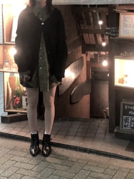 「CHUCK（チャック）のアイテム」を使った、naさん（レディース・163cm）の冬コーディネート