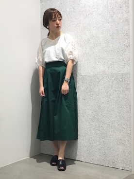 「グルカスカート」｜hiroさん（レディース・157cm）の夏コーディネート
