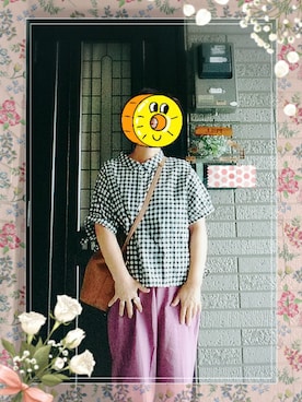 「リンネル（リンネル）のアイテム（バッグ）」を使った、SATOMIさん（レディース・160cm）の秋コーディネート