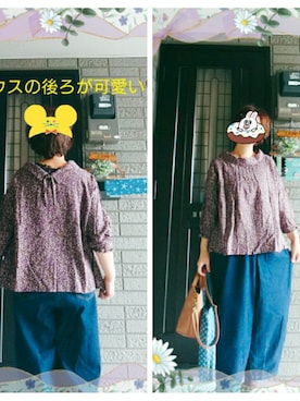 「リンネル（リンネル）のアイテム（バッグ）」を使った、SATOMIさん（レディース・160cm）の秋コーディネート