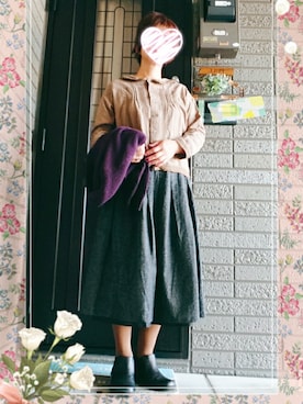 「モカ色」｜SATOMIさん（レディース・160cm）の秋コーディネート