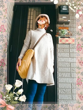 「SM2（エスエムツー）のアイテム（チュニック）」を使った、SATOMIさん（レディース・160cm）の冬コーディネート
